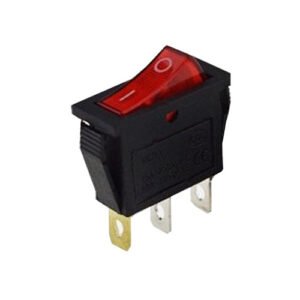 Kit 50 Peças - Chave Gangorra Kcd3-102n 3t 15a/250v Vermelha