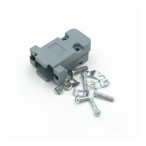 Kit 10 Peças - Capa Db9 Kit Curto Cinza Rs232 Serial