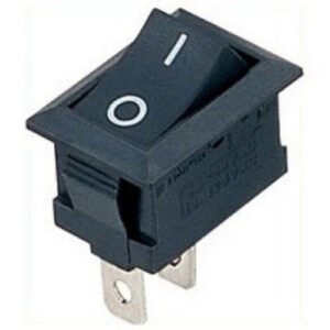 Kit 10 Peças - Chave Gangorra Kcd1-101 Pulsante Na Preta