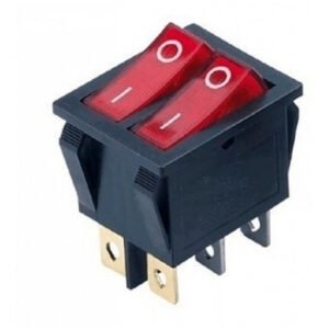 Kit 10 Peças - Chave Gangorra Dupla Kcd3-202n 6t 20a Vm C/ Neon