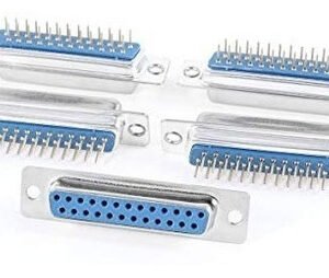 Kit 10 Peças - Conector Db25 Fêmea 180 Graus Solda Placa