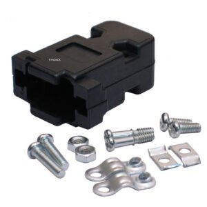 Kit 10 Peças - Conector Hd15 Vga Macho + Capa Kit Curto Pt