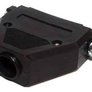 Kit 20 Peças - Conector Db37 Macho + Capa Preta Kit Curto