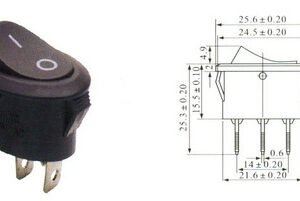 Kit 5 Peças - Chave Gangorra Oval  Kcd1-115 Preta