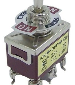 Kit 10 Peças Chave Alavanca Pulsante Dois Lados Kn-223 (on/off/on)