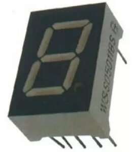 Kit 100 Peças Display 7 Segmentos 0,56 Vermelho Catodo Comum Arduino