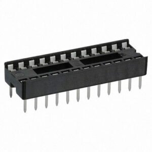 Kit 20 Peças Soquete P/circuito Integrado 24 Pinos Estreito Estampado