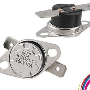 Kit 5 Peças - Termostato Ksd301 130 Graus Normal Fechado Nf - Nc