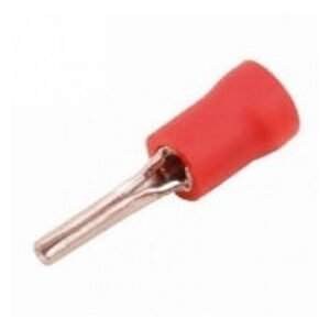 Kit 100 Peças Terminal Pino Pré Isolado 0,5 A 1,5mm² Ptv1,25-10 Vm