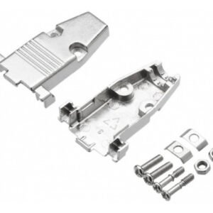 Kit 5 Peças Capa Metálica Db9/hd15vga Kit Parafuso Curto