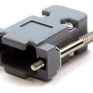 Kit 5 Peças  Capa Db9/hd15vga Kit Longo Cinza Rs232 Serial