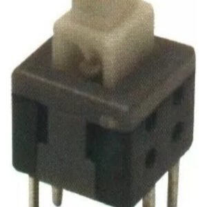 Kit 10 Peças - Chave Botão 5,8x5,8 Mm Com Trava