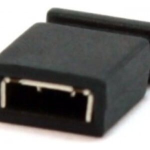 Kit 100 Peças - Jumper Sem Aba Preto 2,54mm
