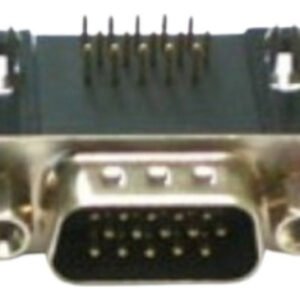 Kit 5 Peças - Conector Hd15 Vga Macho 90 Graus Solda Placa