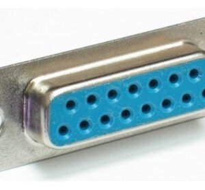 Kit 5 Peças - Conector Db15 Fêmea Solda Fio 2 Fileiras