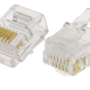 Kit 10 Peças - Plug Modular Rj12 (6x6) 6p6c 6 Contatos