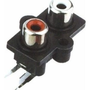 Kit 5 Peças Tomada Rca Av2-8,4-7 Vm/br