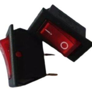 Kit 10 Peças - Chave Gangorra Kcd2-102n 3t 15a/250v Vermelha