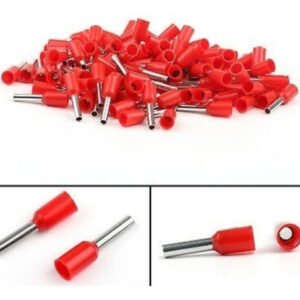 Kit 1000 Peças Terminal Tubular Tipo Ilhós Isolado 1,5mm Vm E-1508