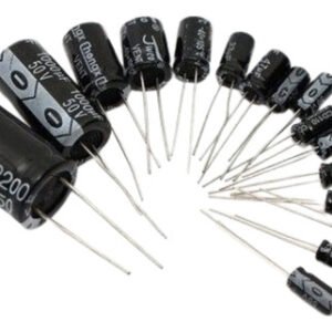 Kit 100 Peças Capacitor Eletrolítico Radial 220uf X 35v 105ºc 8x12mm