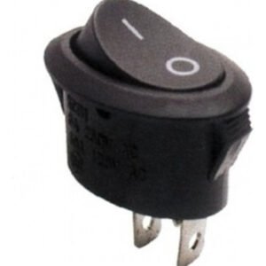 Kit 10 Peças - Chave Gangorra Oval Kcd1-115 Preta