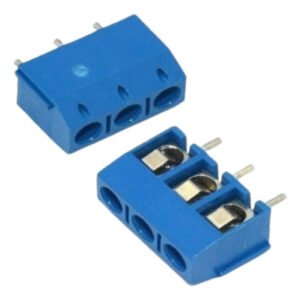 Kit 100 Peças - Borne Kre 3 Vias De Parafuso 5.08mm Kf-3000