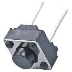 Kit 1000 Peças - Chave Tactil 6x6x4,3mm 2 Terminais 180 Graus