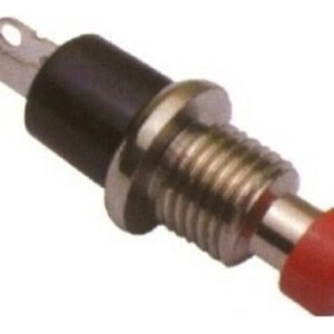 Kit 100 Peças - Chave Botão Pbs-110 Push-button Na 2t Vermelha
