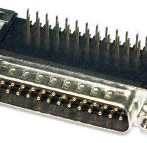 Kit 5 Peças - Conector Db25 Macho 90 Graus Solda Placa