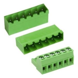 Kit 10 Peças - Borne 2edgr-5,0 Macho 90 Graus 6 Vias
