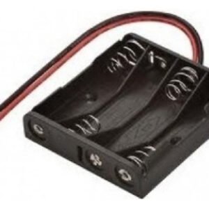 Kit 50 Peças - Suporte P/4 Pilhas Aa Canoa Pt