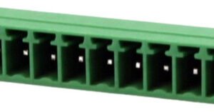 Kit 10 Peças Borne 3 Vias Passo 3,81mm Macho 180 Graus Tipo Br7