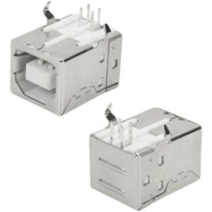 Kit 10 Peças - Conector Usb Tipo B 90 Graus Placa