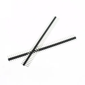 Kit 100 Peças - Barra De Pinos 1x40x11,2 180 Graus 2.54 Mm