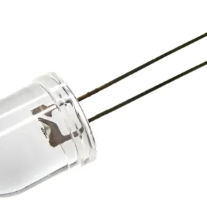 Kit 10 Peças - Led 10mm Transparente Pisca Azul