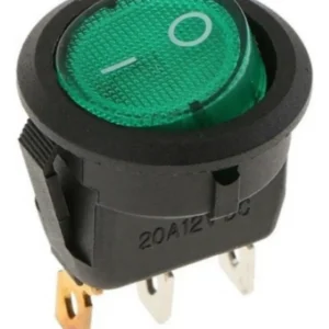 Kit 100 Peças - Chave Gangorra Kcd1-106a On/off 6a 3t Vd C/ Neon