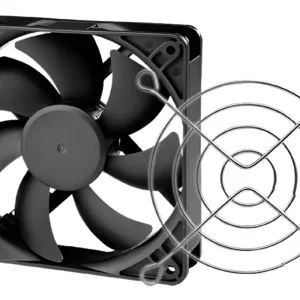 Micro Ventilador Cooler + Grade Metálica 120x120x25mm 24v