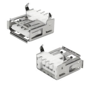 Kit 100 Peças - Conector Usb Tipo A 180 Graus Solda Placa