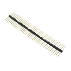 Kit 50 Peças - Barra De Pinos 1x40x20 180 Graus 2.54mm 2 Lados