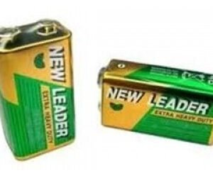 Kit 100 Peças - Bateria 9v New Leader Importada