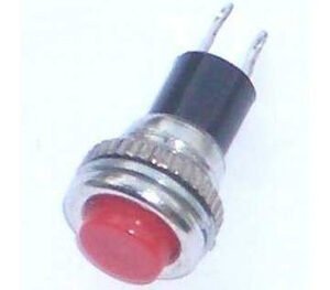 Kit 50 Peças- Chave Push Button Ds-316 Na Sem Trava Vermelha