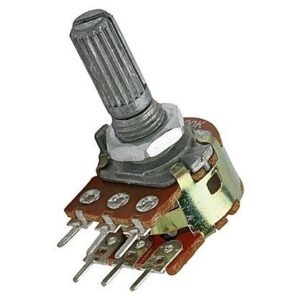 Kit 10 Peças - Potenciômetro Linear Duplo L20 2k 6t Wh148-2
