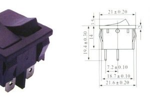 Kit 5 Peças - Chave Gangorra Dupla Kcd5-202 12a 6t  Preta