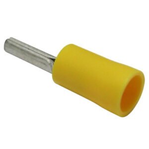 Kit 500 Peças Terminal Pino Isolado 4 A 6mm²  Ptv5,5-13 Amarelo