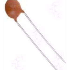 Kit 100 Peças - Capacitor Cerâmico Disco 220pf X 50v Passo 2,54mm A Granel