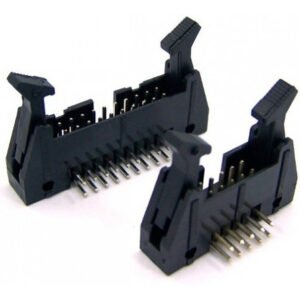 Kit 10 Peças - Conector Header 20p C/ Travas 90 Graus Pci