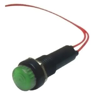 Kit 100 Peças – Sinalizador Olho De Boi 220v Verde