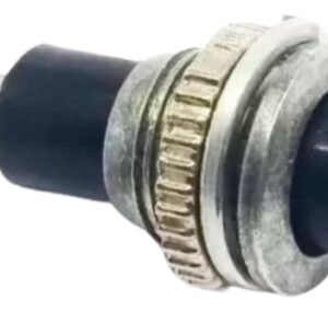 Kit 100 Peças- Chave Push Button Ds-316 Na Sem Trava Preta