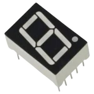 Kit 50 Peças Display 7 Segmentos 0,56 Vermelho Catodo Comum Arduino