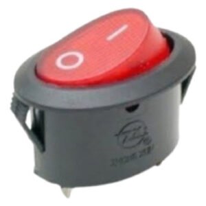 Kit 10 Peças - Chave Gangorra Oval Kcd1-115n Vermelha C/neon